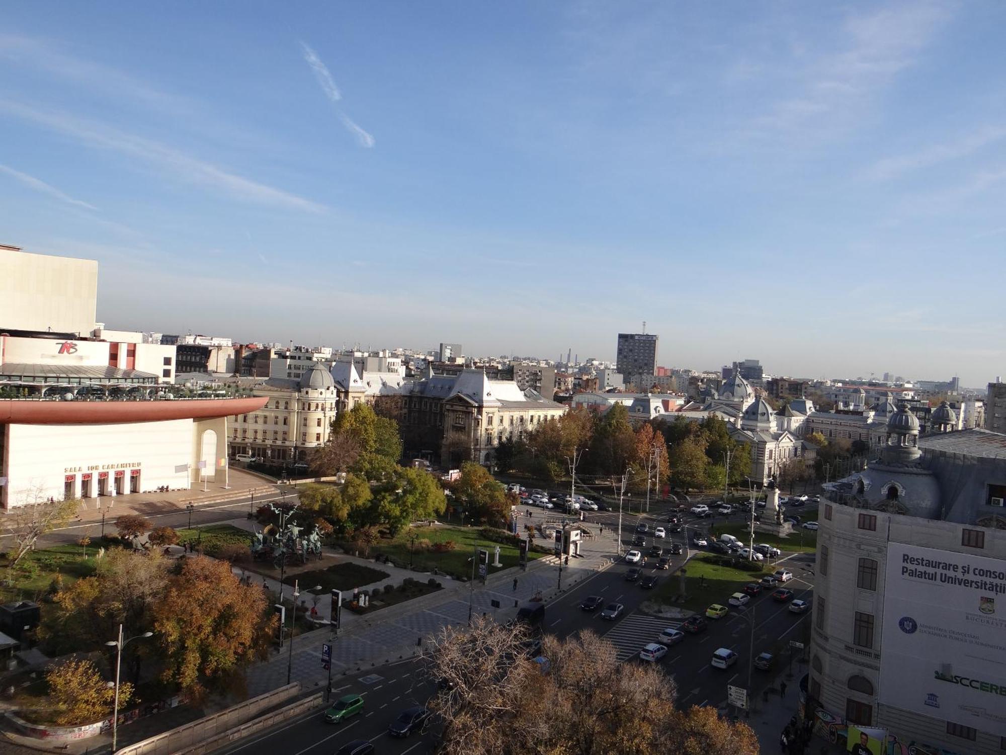 The One Balcescu- Best View Over City Center Bukarest Exterior foto